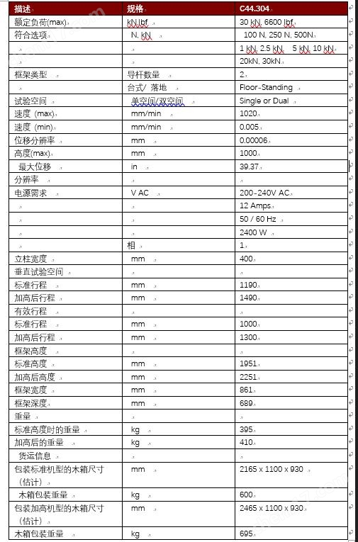 美特斯MTS C44 Criterion系列材料试验机